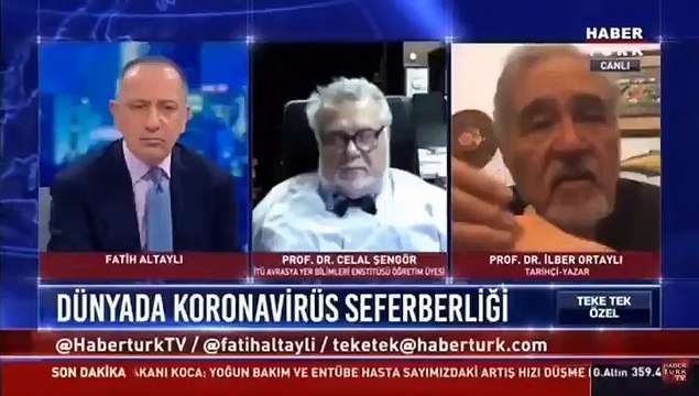 Prof. Dr. Celal Şengör canlı yayında uyuyakaldı