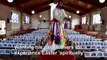 Costa Rican priest fills pews with photos of parishioners during the coronavirus outbreak