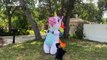 Twirl for treats! Florida woman transforms into unicorn dog walker amid coronavirus lockdown