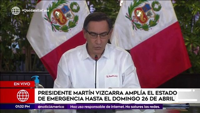 Edición Mediodía: Vizcarra anunció que la cifra de infectados se elevó a 4342