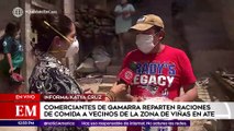 Edición Mediodía: Comerciantes de Gamarra reparten raciones de comida a vecinos de la zona de Viñas de Ate