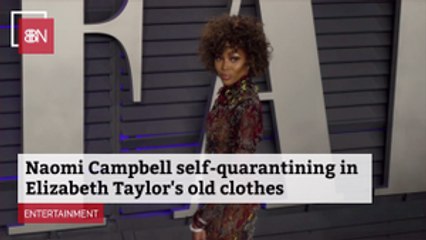 Naomi Campbell's Self-Quarantine Fashion