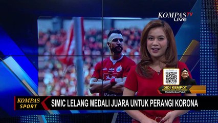 Bersama Persija Bantu Tenaga Medis, Marco Simic Lelang Medali Juara Liga 1 Musim 2018
