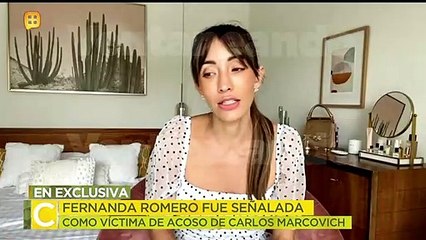 ¿Fernanda Romero también sufrió el acoso del director Carlos Marcovich? | Ventaneando
