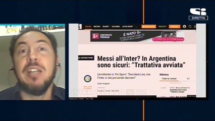 TNT SPORT TV: MESSI ALL'INTER? IN ARGENTINA SICURI CHE LA TRATTATIVA È AVVIATA.