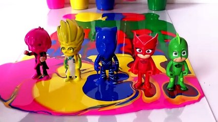 Download Video: Learn Colors With Animal - pjmasks Wrong Heads, Learn Colors with Pj Masks Painting Oddbods Beads Surprise Toys