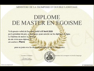 Coronavirus: Pierre, avocat du "chacun pour soi" s'indigne ! (07 Avril 2020)