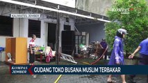 Gudang Toko Busana Muslim Terbakar