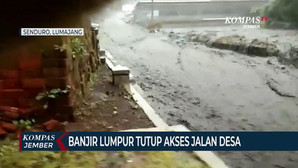 Banjir Lumpur Tutup Akses Jalan Desa