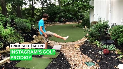 Trick Shot Talent: The 19-year-old self-made golfing extraordinaire