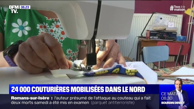 Coronavirus: 24.000 couturières se mobilisent dans le Nord pour confectionner des masques