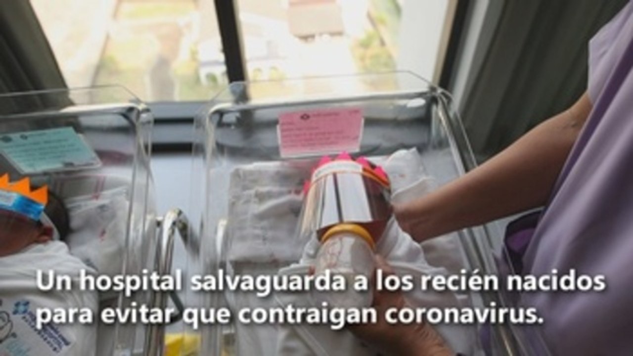 Así protegen de coronavirus a los recién nacidos en Tailandia