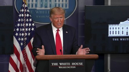 Trump niega estar politizando la pandemia como lo acusa el jefe de la OMS