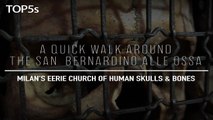 A Quick Walk Inside Milan's Haunting Church Of Human Skulls and Bones - The San Bernardino