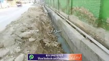 Charsadda: Naoshera Road par Nekas Aab ka Mansoba Banne se Qabal Toot Phoot.