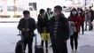 Passengers from Wuhan show QR code for checks upon arrival at airport