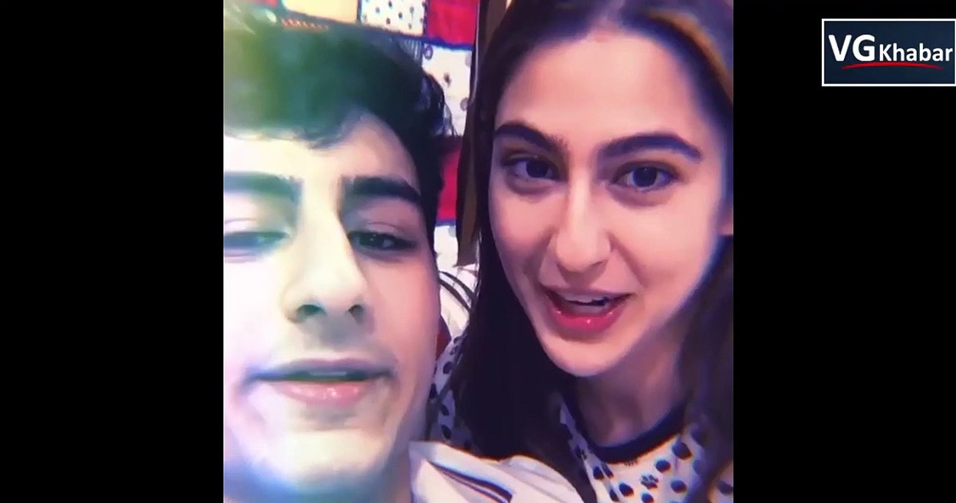 सारा अली खान और  इब्राहिम अली खान का वीडियो हुआ वायरल