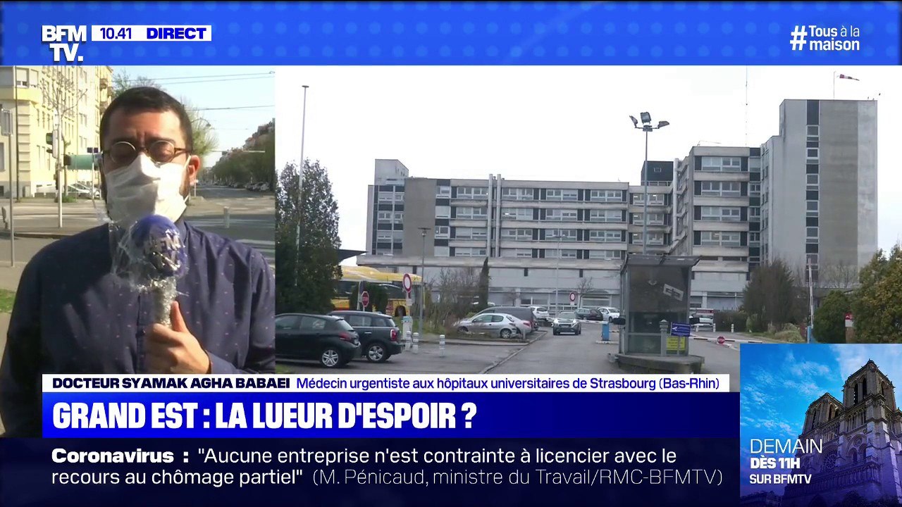 Syamak Agha Babaei, médecin urgentiste à Strasbourg : "Nous avons beaucoup de patients jeunes. Personne n'est protégé en raison de l'âge."