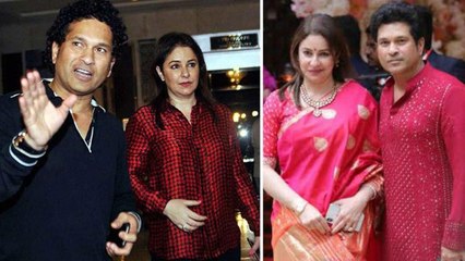 Sachin Tendulkar With Anjali In a Never Seen Before Avatar