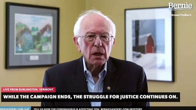 Sanders se retira de la carrera presidencial demócrata y allana el camino a Biden para su candidatura