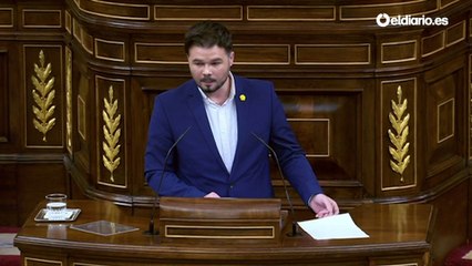 Rufián: "Hay que parar, no puede ser que la ciudad esté llena de riders llevando una bandeja de sushi"