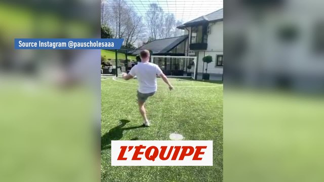 La belle frappe en lucarne de Paul Scholes - Foot - WTF