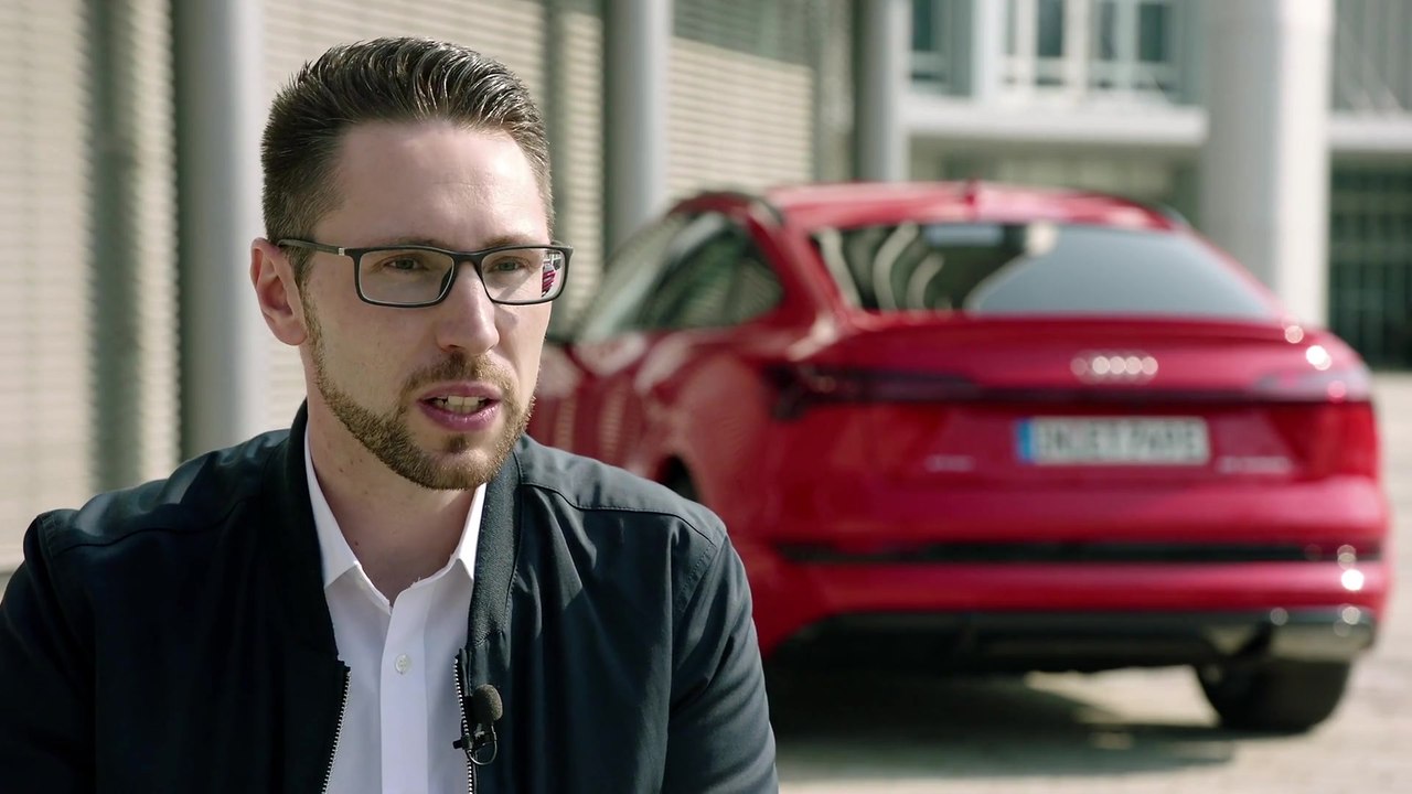 Audi e-tron Sportback präsentiert von Sebastian Dingert, Projektmanager