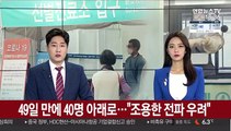 49일 만에 신규 확진 40명 아래로…