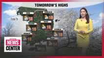 [Weather] Chilly with wide temperature gaps tomorrow, dry weather alerts expanded