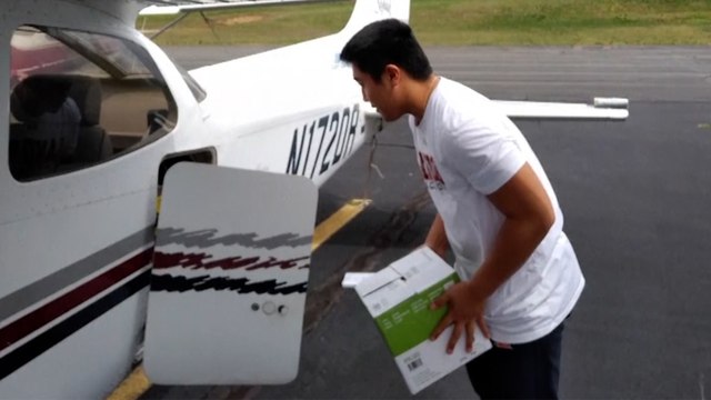 High-school student flies across Virginia delivering medical supplies to hospitals