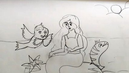 Mermaid talking