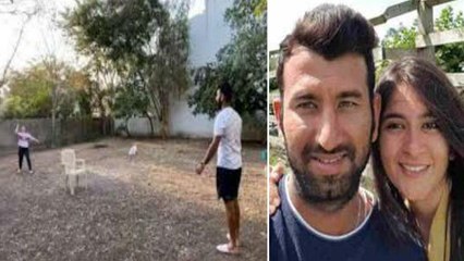 Cheteshwar Pujara Turns Badminton Coach For Wife Puja During Lockdown