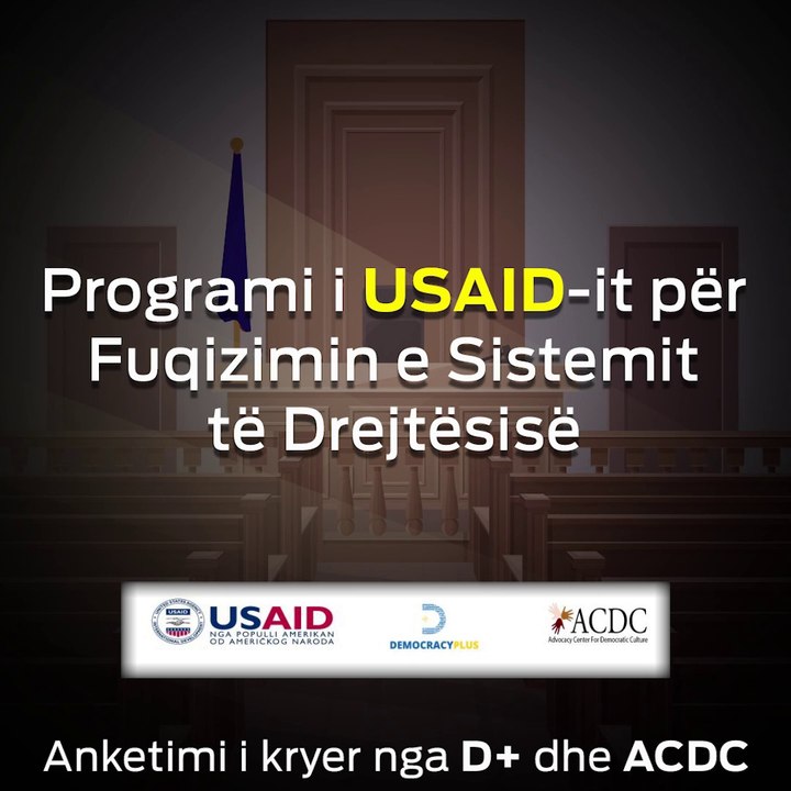 Përmbledhje e konferencës "Rezultatet e anketës me përdoruesit e shërbimeve të gjykatave"
