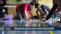 Relawan Produksi Pelindung Wajah Untuk Petugas Medis