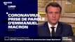 Coronavirus: Emmanuel Macron auprès des équipes de recherche à l'hôpital Bicêtre