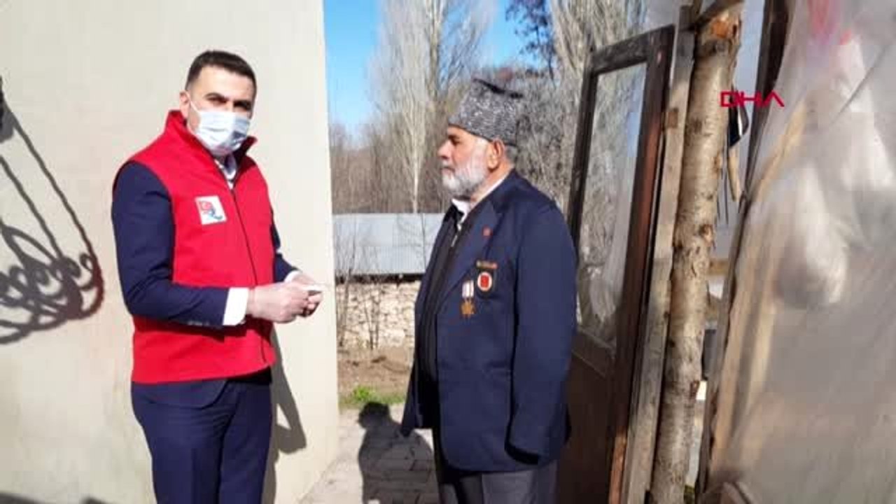 SİVAS Kıbrıs gazisinden kampanyaya destek