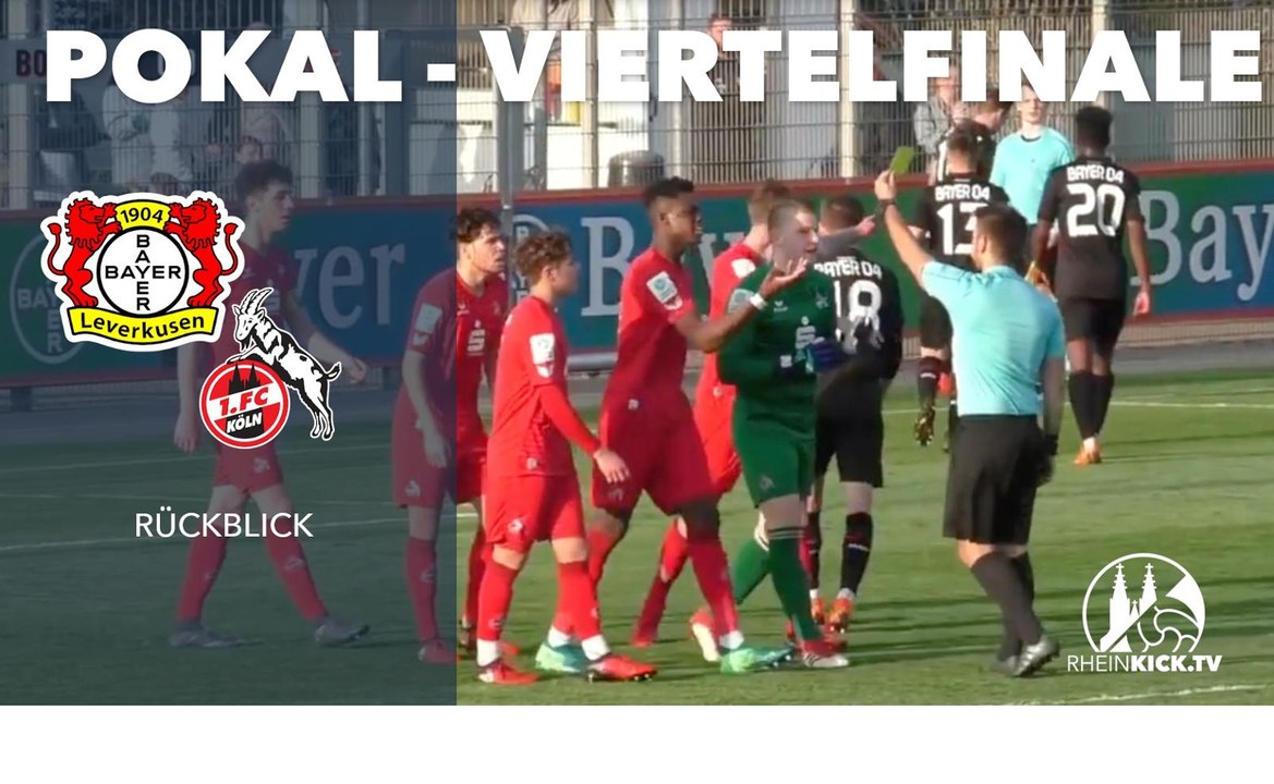 RHEINKICK vor 2 Jahren: Pokalkracher zwischen den U19-Teams von Bayer Leverkusen und dem 1. FC Köln