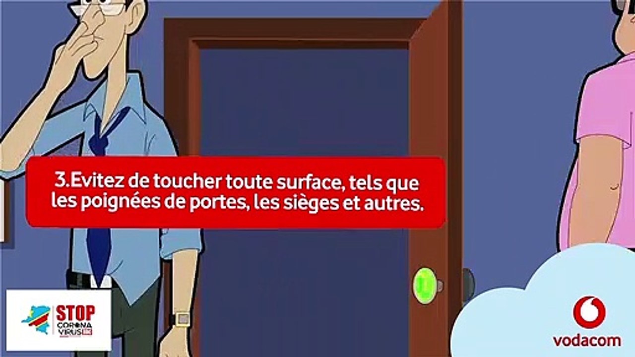 VIDÉO STOPCORONAVIRUS : avec Vodacom Congo, devenez partenaire dans la lutte contre le COVID-19