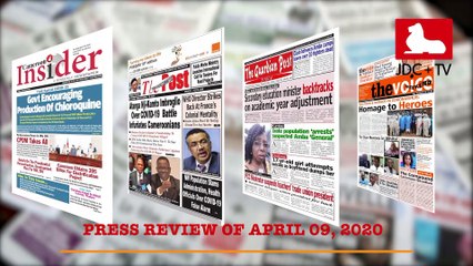 CAMEROONIAN PRESS REVIEW OF APRIL 9, 2020