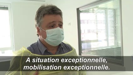 Coronavirus: près de Paris, un hôpital double sa capacité d'accueil en réanimation