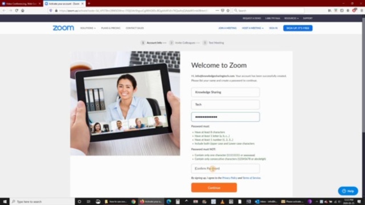 Host an online meeting with Zoom for free step by step