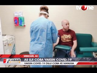 AS Uji Coba Kedua Vaksin Covid19 ke Manusia