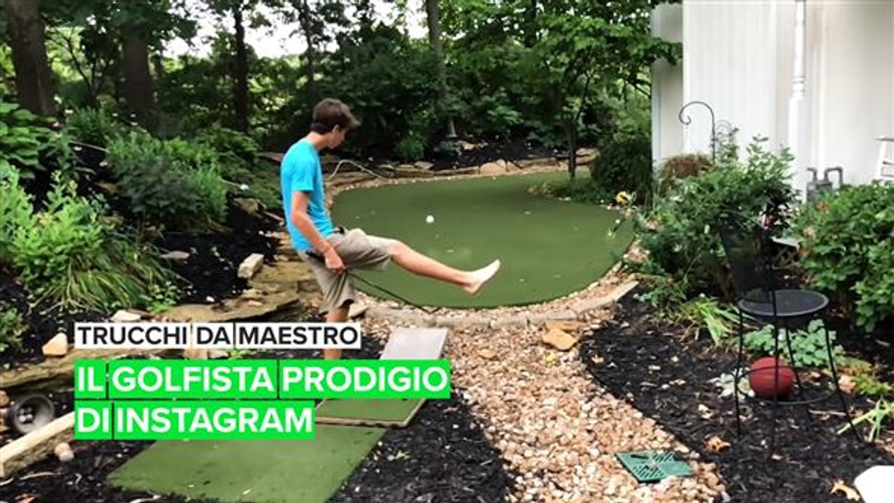 Trucchi da maestro: il golfista prodigio