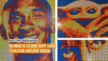 This guy makes solving Rubik's Cubes look like child's play