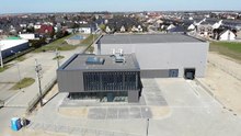 Nowa siedziba JÓŹWIAK Poznań widziana z lotu ptaka.