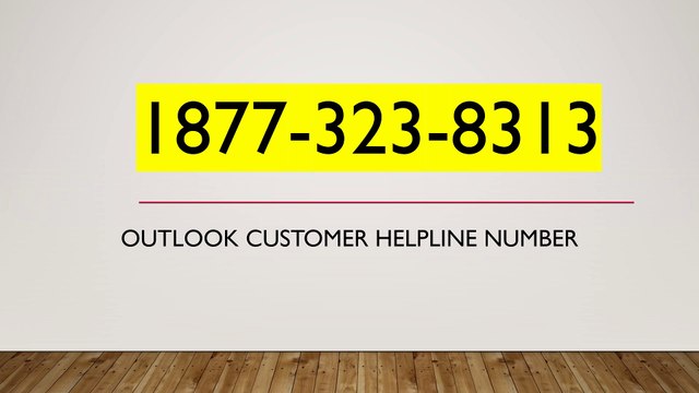 1877-323-8313 ☎| outlook tech support phone number