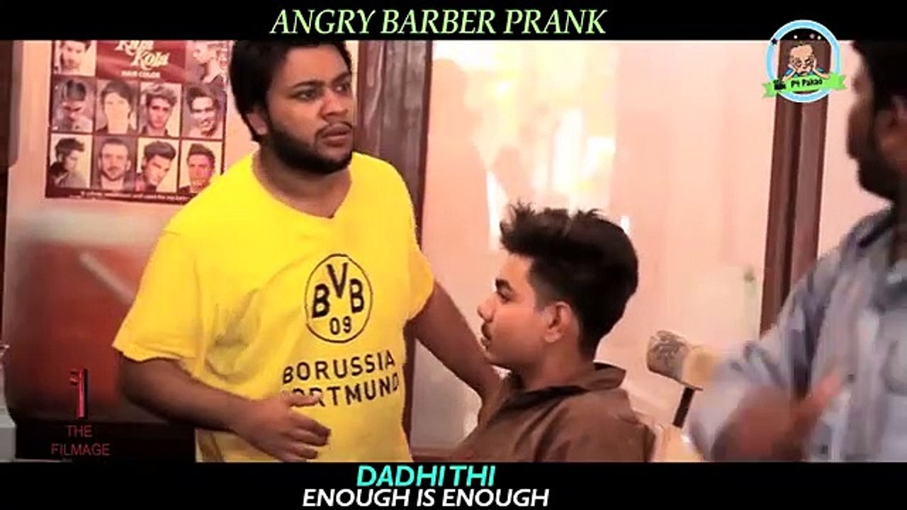 Angry Barber Funny Prank By Nadir Ali And Sanata In P4 Pakao 2017