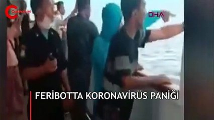 Feribotta büyük panik! Anonsu duyan denize atladı