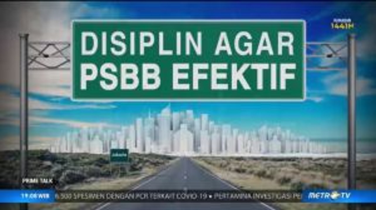 Disiplin Agar PSBB Efektif