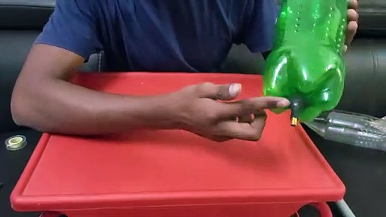 How to Make an Air POWERED GUN at Home | Very powerful air gun in Telugu